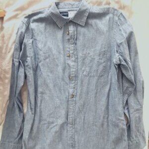 Old Navy Tall Men's Chambray casual button-down shirt